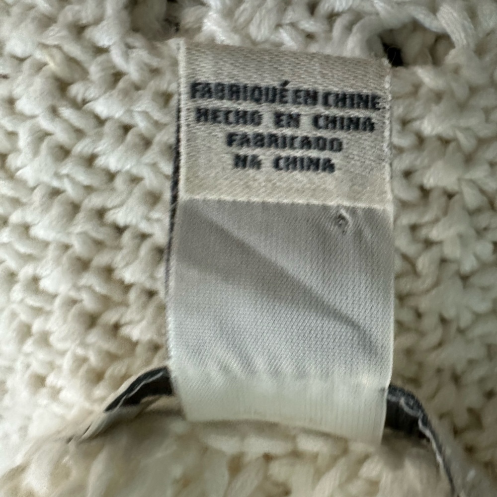 Forever 21 Ivory Knit V-Neck Sweater - Picture 7 of 7
